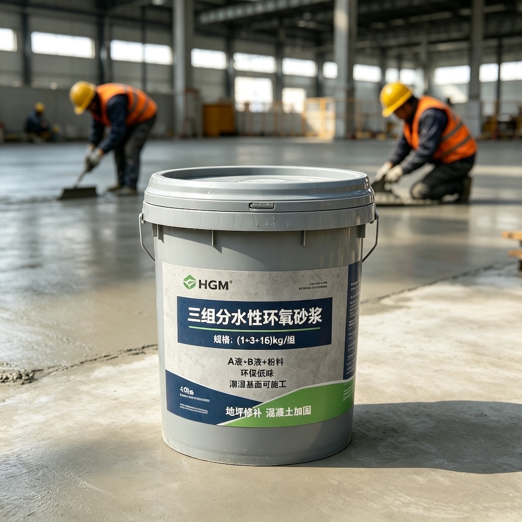 绥江三组份水性环氧砂浆